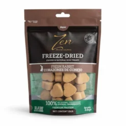 Snack Zen Freeze Dried Corazones de Conejo Liofilizado para Perros y Gatos