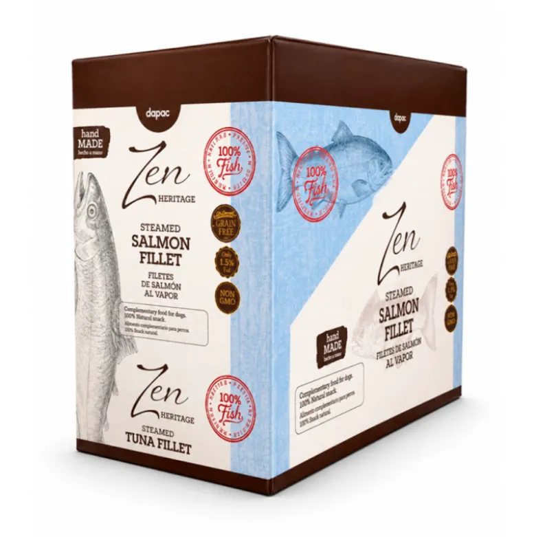 Snack Zen Heritage Filete Salmón al Vapor para Perros y Gatos