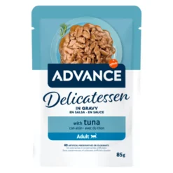 Sobre Advance Delicatessen con Atún para Gatos 85g