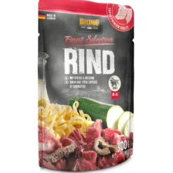 Sobre Belcando Ternera y Noodels con Calabacín 300g