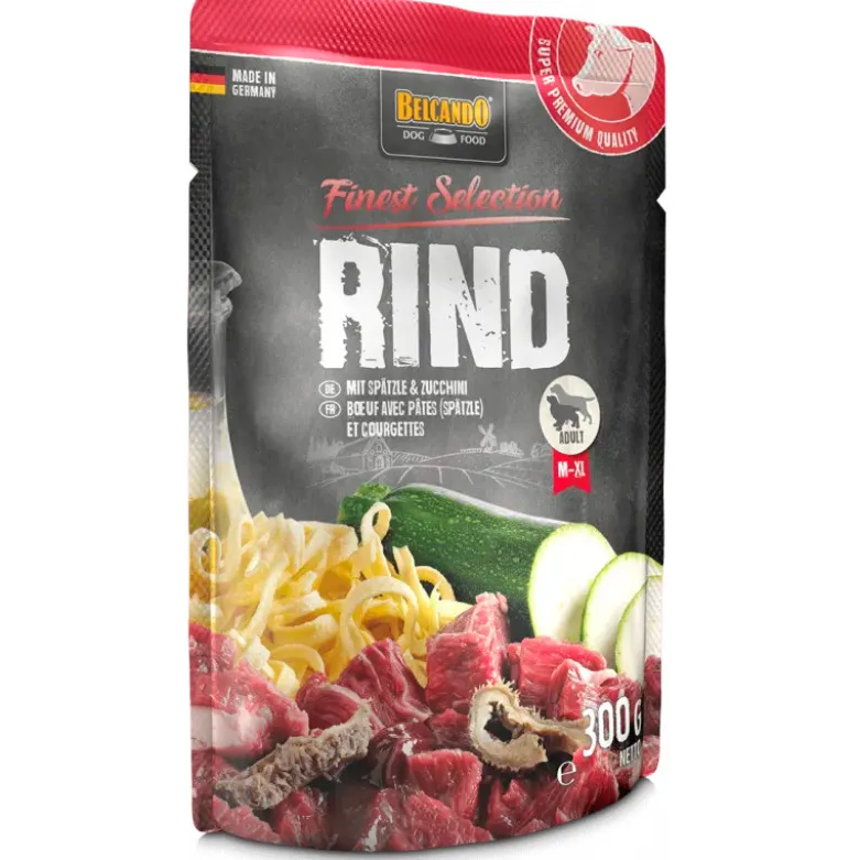 Sobre Belcando Ternera y Noodels con Calabacín 300g