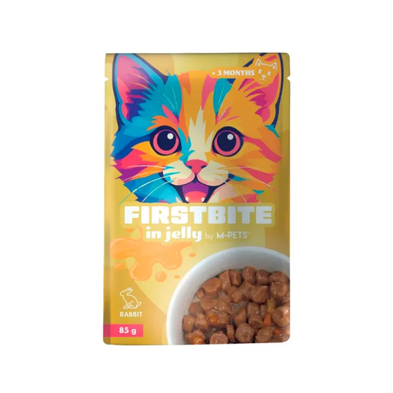 Sobre Firstbite Conejo en Gelatina para Gatos 85g