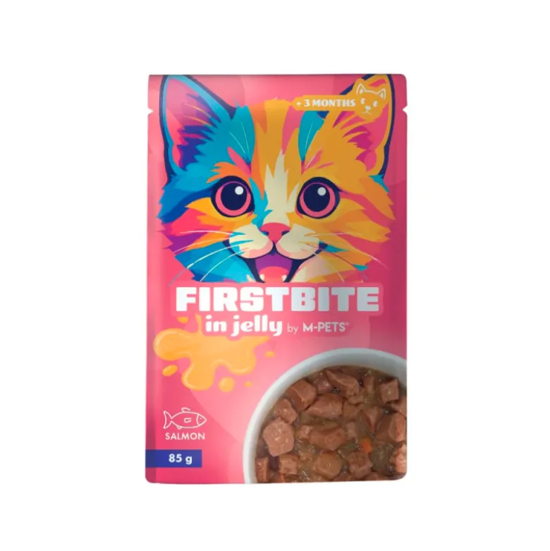 Sobre Firstbite Salmón en Gelatina para Gatos 85g