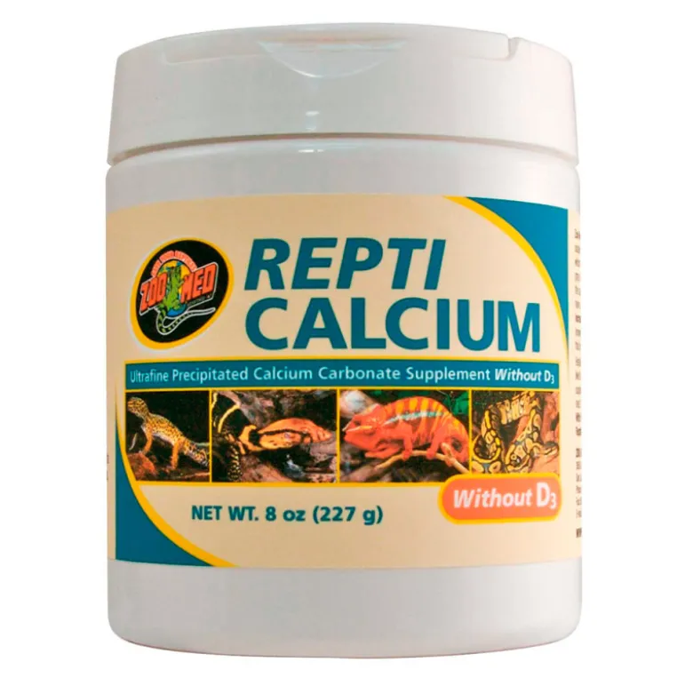 Suplemento Repti Calcium sin D3 para Reptiles