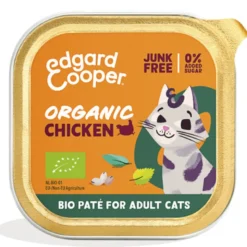 Tarrina Edgard Cooper Gato Organic Adulto Pollo 85g
