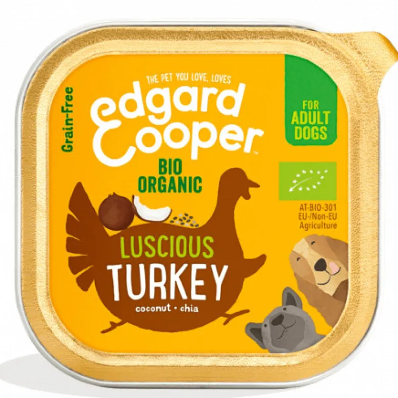 Tarrina Edgard Cooper Pavo Ecológico Adult Bio 100g