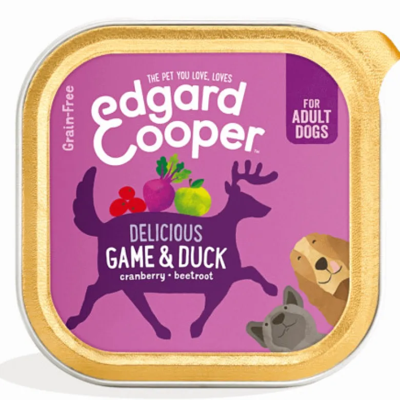 Tarrina Edgard Cooper Venado y Pato Adult 150gr