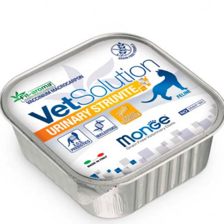 Tarrina Monge Vet Solution Urinary Struvite Gato 100g
