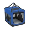 Transportin Nylon Plegable Azul 81cm para Perros