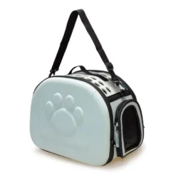 Transportín Plegable Gris Neopreno para Pequeñas Mascotas