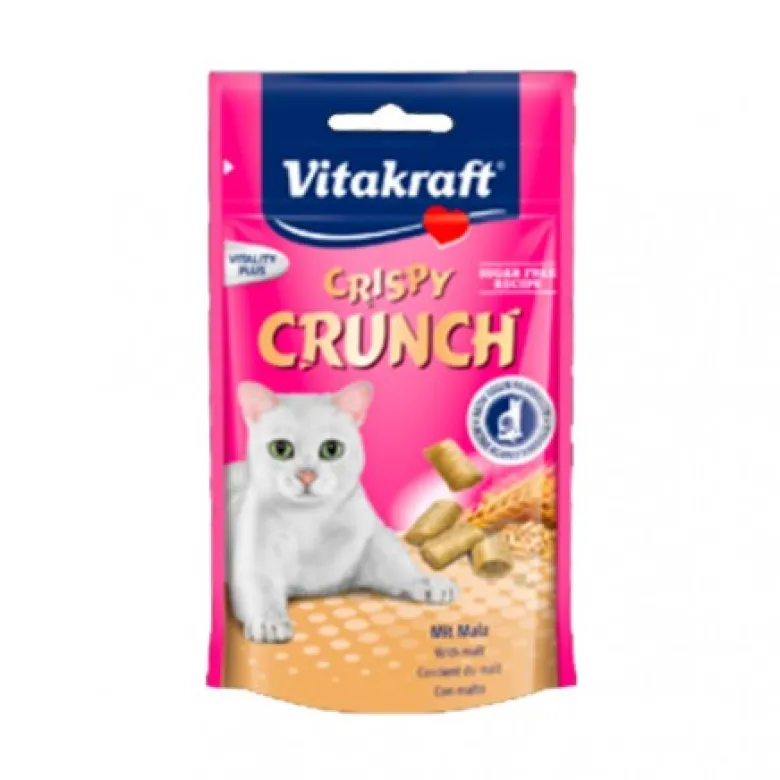 Vitakraft Crispy Crunch con malta para gatos