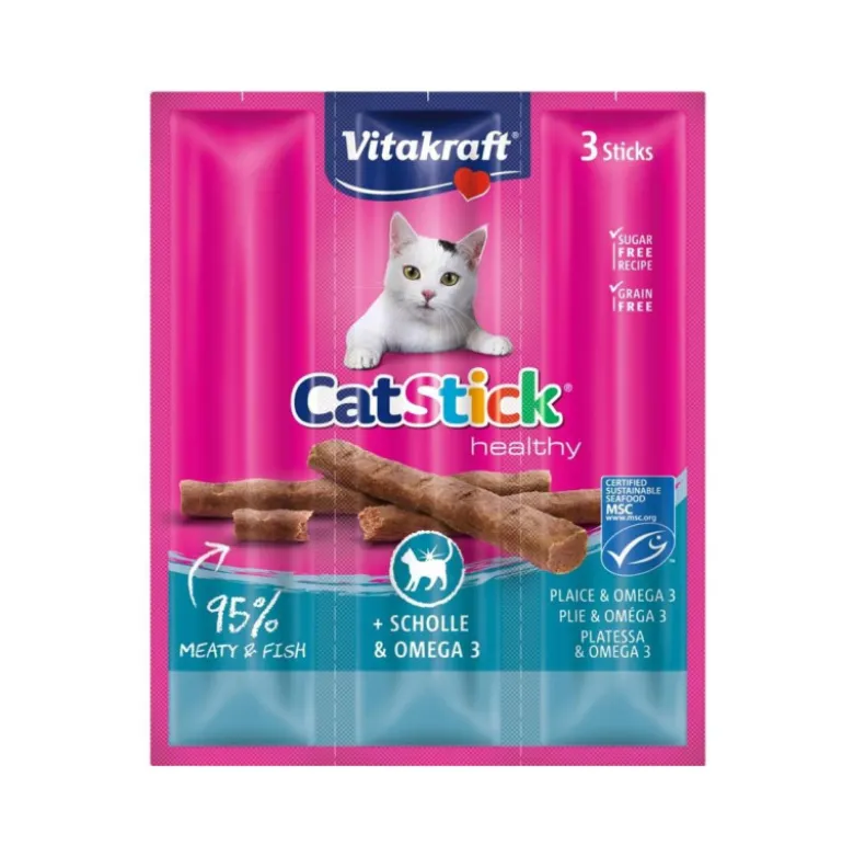 Vitakraft Stick Mini Healthy Salmon & Omega 3 para Gatos