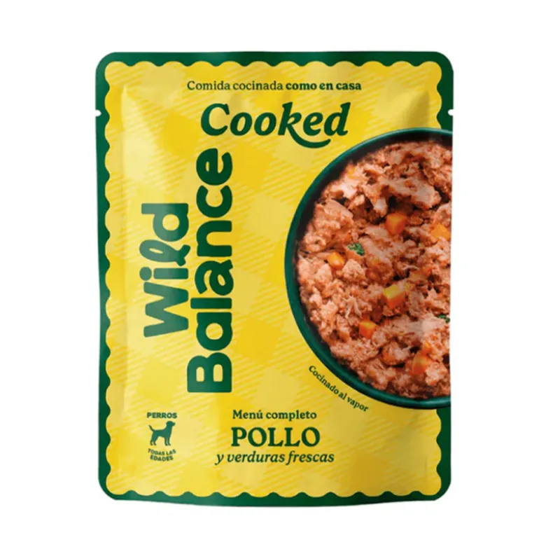 Wild Balance Alimento Cocinado de Pollo y Verduras para Perros