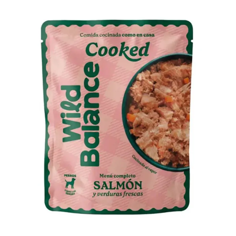 Wild Balance Alimento Cocinado de Salmón y Verduras para Perros
