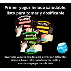 YowUp! Helado Yogurt Tartar de Pollo y Manzana para Perro