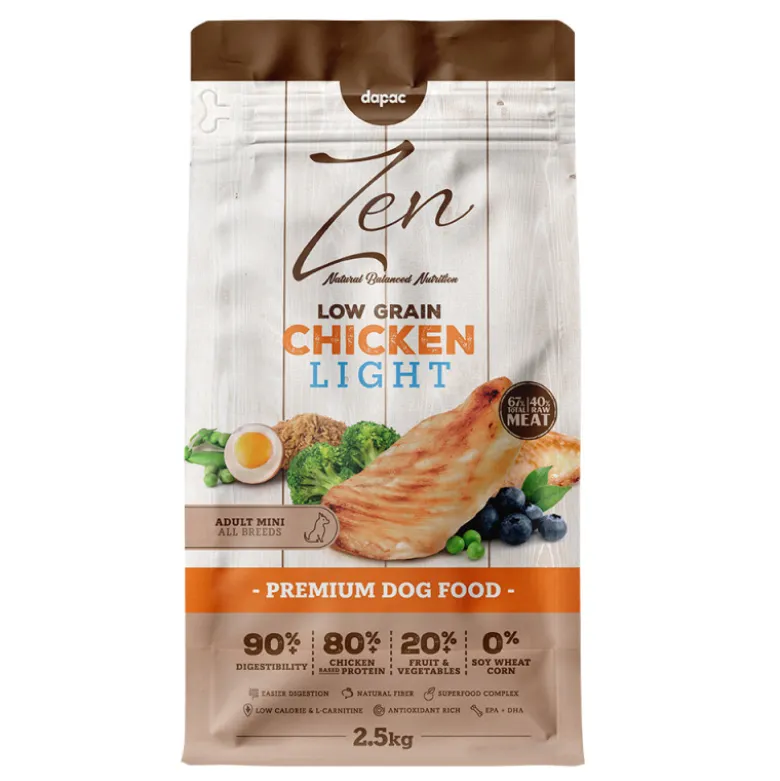 Zen Low Grain Pollo Adult Light Mini para Perros
