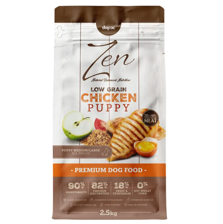 Zen Low Grain Pollo Puppy Medium/Maxi para Perros