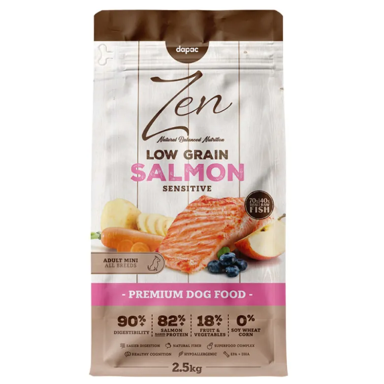 Zen Low Grain Salmón Adult Sensitive Mini para Perros