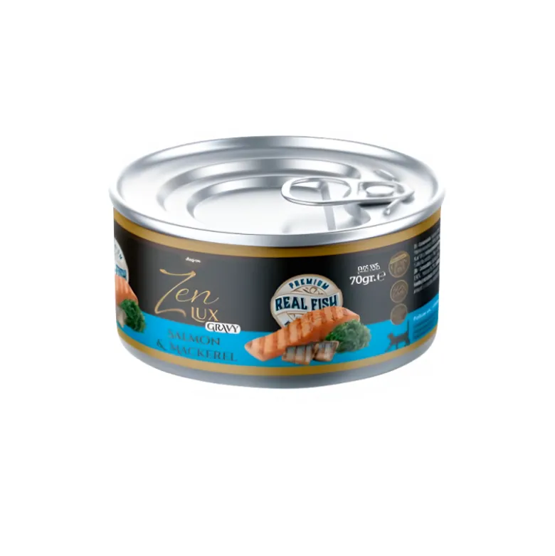 Zen Lux Salmón y Caballa en Salsa para Gatos