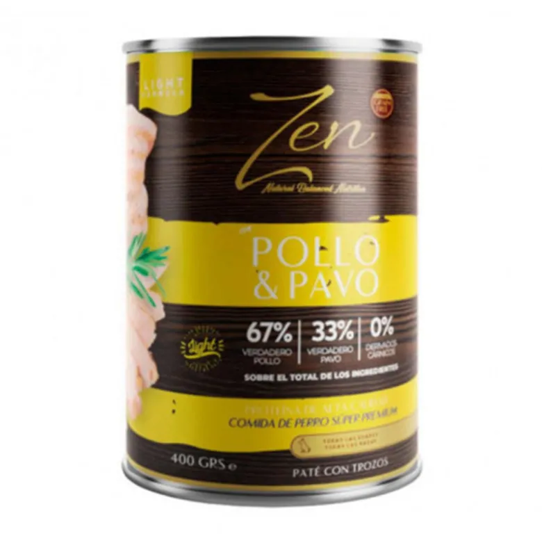 Zen Paté Pollo en Trozos con pavo para Perros