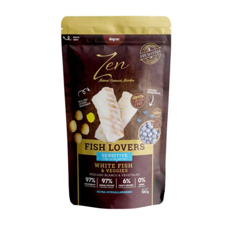 Zen Pouches Fish Lovers Pescado Blanco para Perros