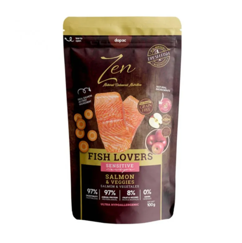 Zen Pouches Fish Lovers Salmón para Perros