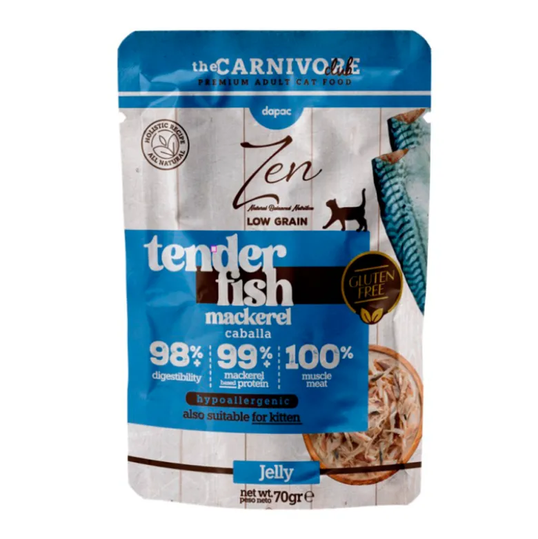 Zen Tender Fish LG Caballa en Gelatina para Gatos